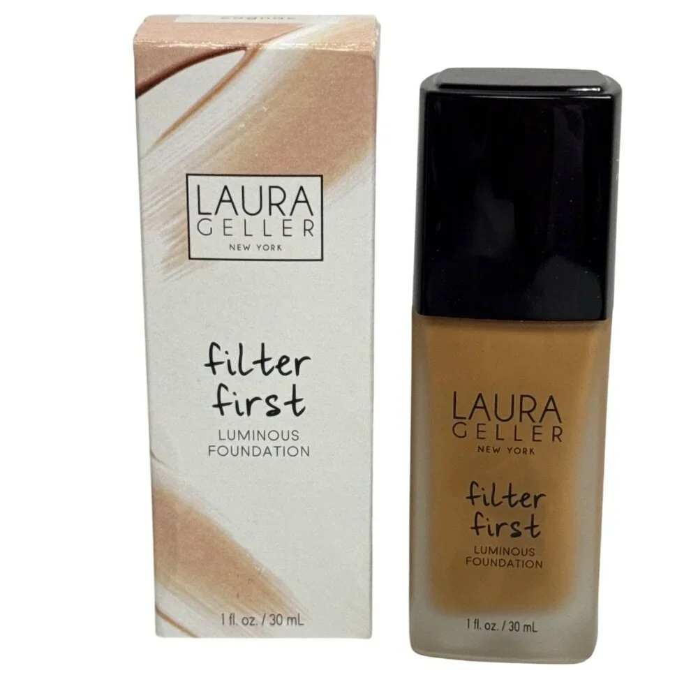Laura Geller Filter First Luminous Foundation Cognac Medium Tone 1 FL Oz/30ML